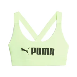 Puma Fit sport bh dames speed green black