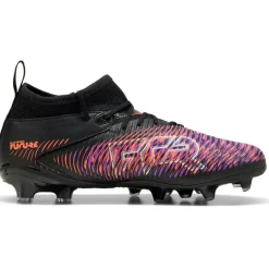 Clearance Puma FUTURE 8 MATCH FG AG voetbalschoenen junior black white glowing red