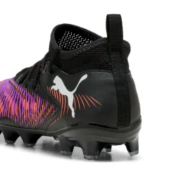 Clearance Puma FUTURE 8 MATCH FG AG voetbalschoenen junior black white glowing red
