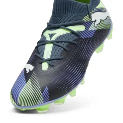 Puma FUTURE 7 MATCH FG AG voetbalschoenen heren grey skies white fizzy apple