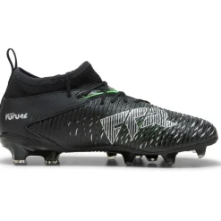 Puma FUTURE 8 MATCH FG AG voetbalschoenen junior black cool light grey fluo green