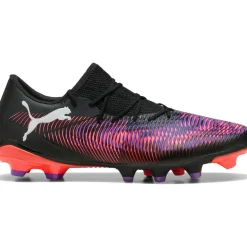Clearance Puma FUTURE 8 MATCH Low FG AG voetbalschoenen heren black white glowing red