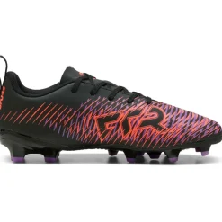 Puma FUTURE 8 PLAY FG AG voetbalschoenen junior black white glowing red