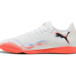 Clearance Puma Future 8 Play It IC zaalvoetbalschoenen white black glowing red