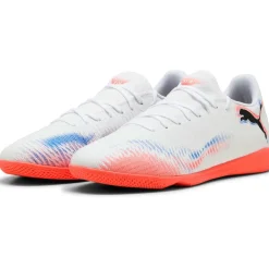 Clearance Puma Future 8 Play It IC zaalvoetbalschoenen white black glowing red