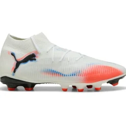 Puma Future 8 Pro FG - AG voetbalschoenen white black glowing red