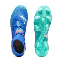 Outlet Puma FUTURE 7 ULTIMATE FG AG voetbalschoenen heren bluemazing white electric peppermint