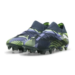 Clearance Puma FUTURE 7 ULTIMATE FG AG voetbalschoenen heren grey skies white fizzy apple