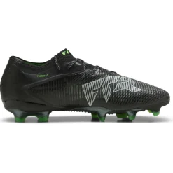 Best Puma FUTURE 8 ULTIMATE Low FG voetbalschoenen heren black cool light grey fluo green