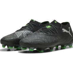 Best Puma FUTURE 8 ULTIMATE Low FG voetbalschoenen heren black cool light grey fluo green