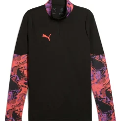 Clearance Puma IndividualCUP 1/4 Zip trainingsshirt heren black