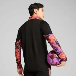 Clearance Puma IndividualCUP 1/4 Zip trainingsshirt heren black