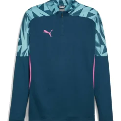 Clearance Puma IndividualFINAL trainingsshirt heren ocean tropic bright aqua