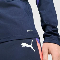 Discount Puma IndividualLIGA 1/4 Zip trainingsshirt heren club navy