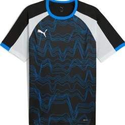 New Puma IndividualLIGA voetbalshirt heren black white ultra blue