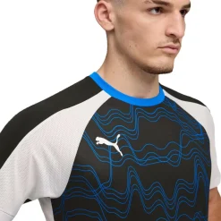 New Puma IndividualLIGA voetbalshirt heren black white ultra blue