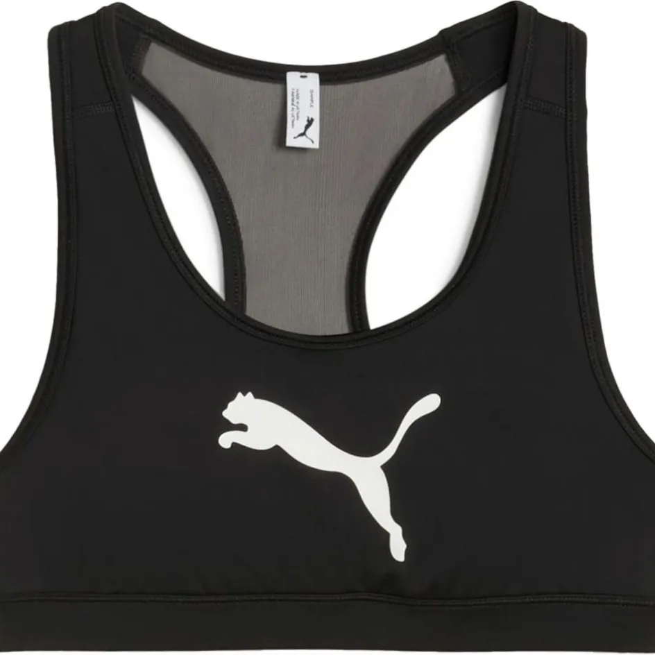 Puma 4KEEPS sport bh dames black big white cat