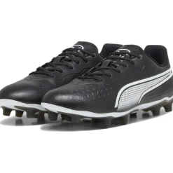 Puma KING MATCH FG AG voetbalschoenen heren black white