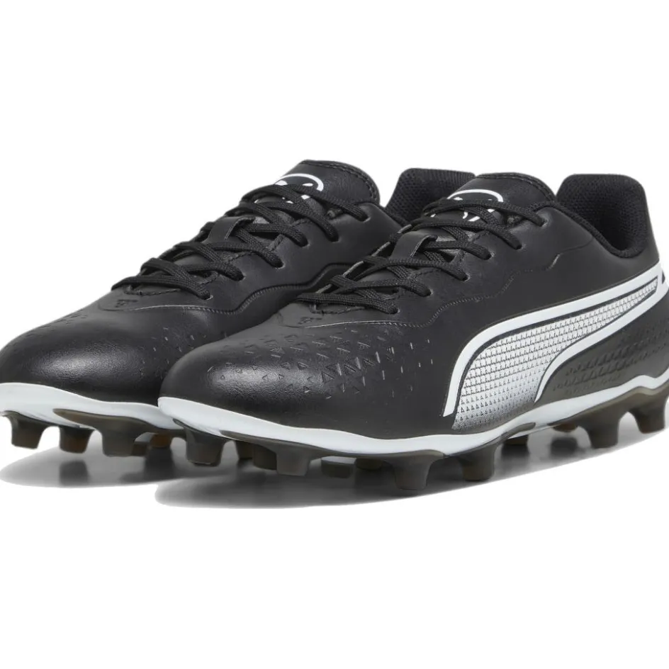 Puma KING MATCH FG AG voetbalschoenen heren black white