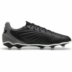 Clearance Puma KING MATCH FG AG voetbalschoenen heren black white cool dark grey