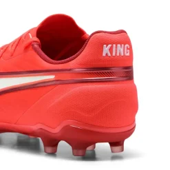 New Puma KING MATCH FG AG voetbalschoenen heren glowing red white red fire