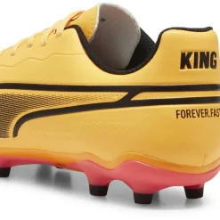 Puma KING MATCH FG AG voetbalschoenen heren sun stream black sunset