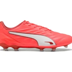 Puma KING PRO FG AG voetbalschoenen heren glowing red white red fire
