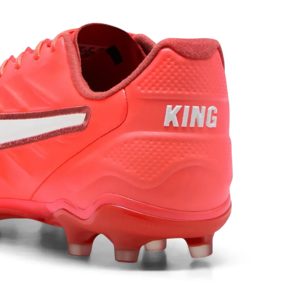 Puma KING PRO FG AG voetbalschoenen heren glowing red white red fire