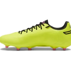 Best Puma KING PRO FG AG voetbalschoenen heren electric lime black poison pink