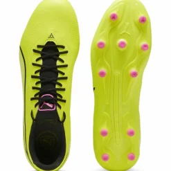 Best Puma KING PRO FG AG voetbalschoenen heren electric lime black poison pink