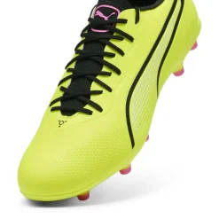 Best Puma KING PRO FG AG voetbalschoenen heren electric lime black poison pink