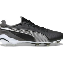 Sale Puma KING ULTIMATE FG AG voetbalschoenen heren black white cool dark grey