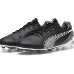 Sale Puma KING ULTIMATE FG AG voetbalschoenen heren black white cool dark grey