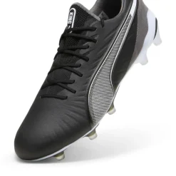 Sale Puma KING ULTIMATE FG AG voetbalschoenen heren black white cool dark grey