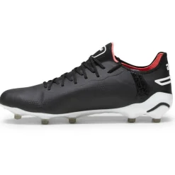 Online Puma King Ultimate FG AG voetbalschoenen heren black white fire orchid