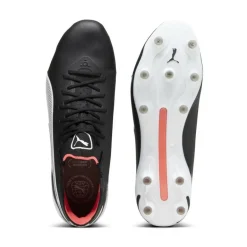 Online Puma King Ultimate FG AG voetbalschoenen heren black white fire orchid