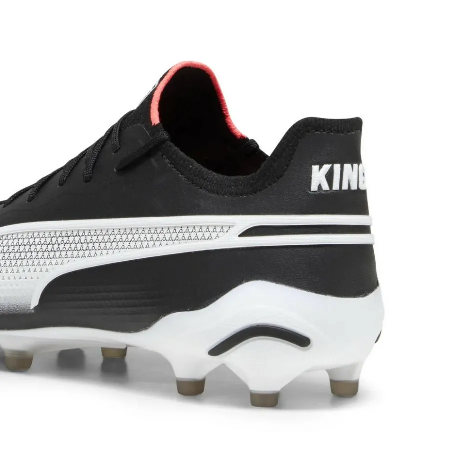Online Puma King Ultimate FG AG voetbalschoenen heren black white fire orchid