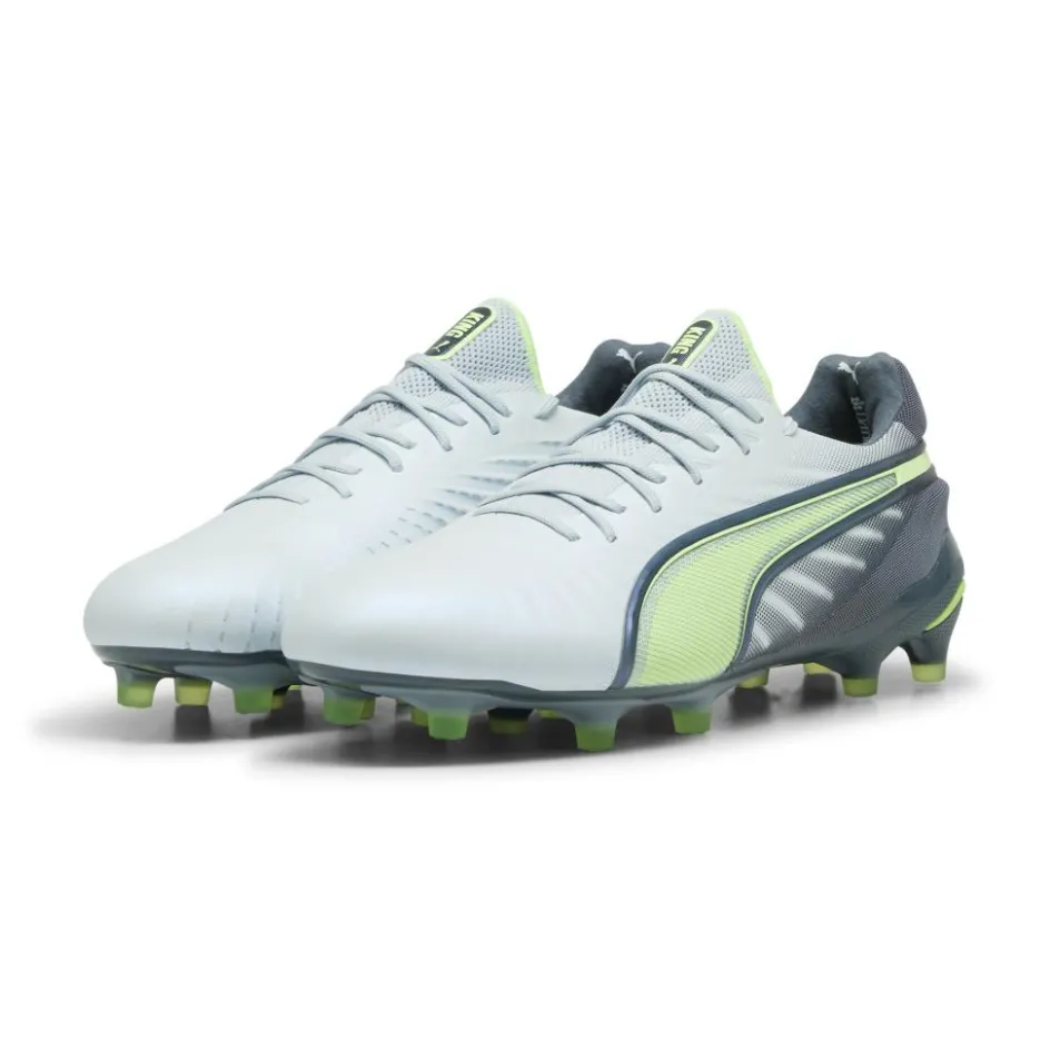 Puma KING ULTIMATE FG AG voetbalschoenen heren frosted dew fizzy apple grey skies