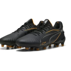 Puma KING ULTIMATE FG AG voetbalschoenen heren black heat fire silver