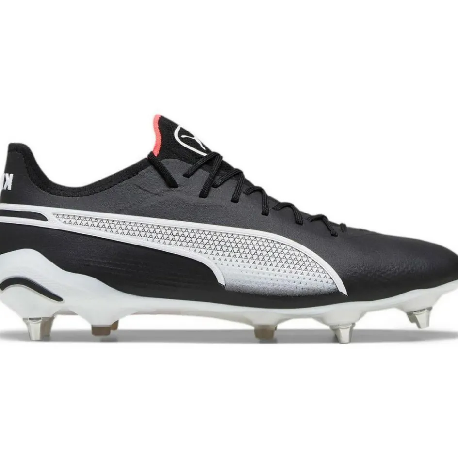 Puma King Ultimate MxSG voetbalschoenen heren black white fire orchid