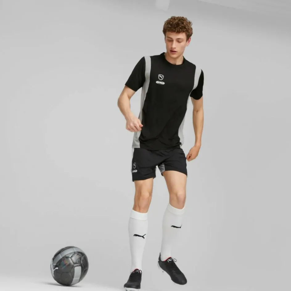 Puma King Ultimate MxSG voetbalschoenen heren black white fire orchid