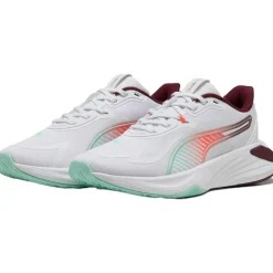Clearance Puma PWR Hybrid fitness schoenen dames white ruby shimmer mint melt glowing red
