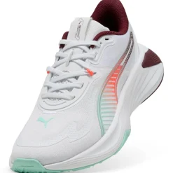 Clearance Puma PWR Hybrid fitness schoenen dames white ruby shimmer mint melt glowing red