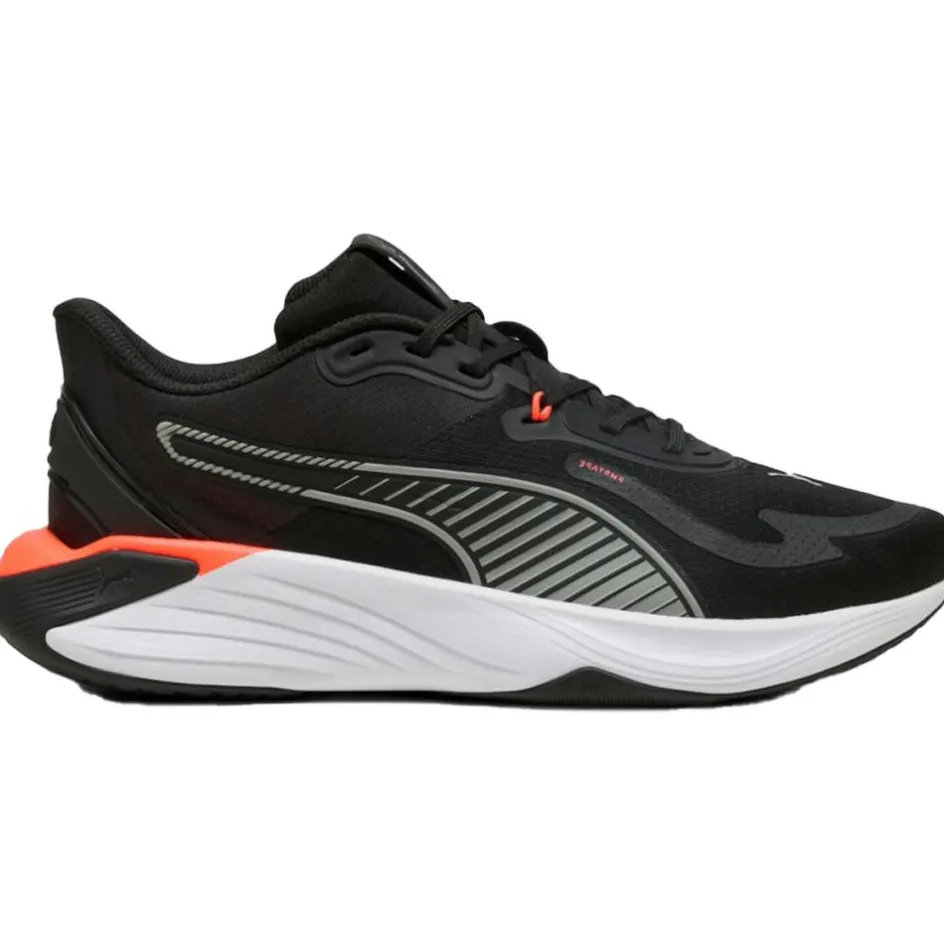 Puma PWR Hybride fitness schoenen heren black white glowing red gray echo
