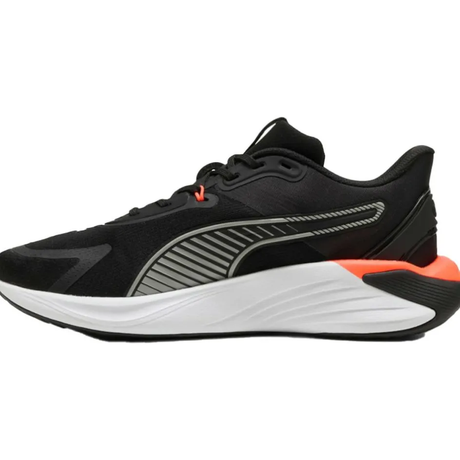 Puma PWR Hybride fitness schoenen heren black white glowing red gray echo