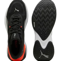 Puma PWR Hybride fitness schoenen heren black white glowing red gray echo