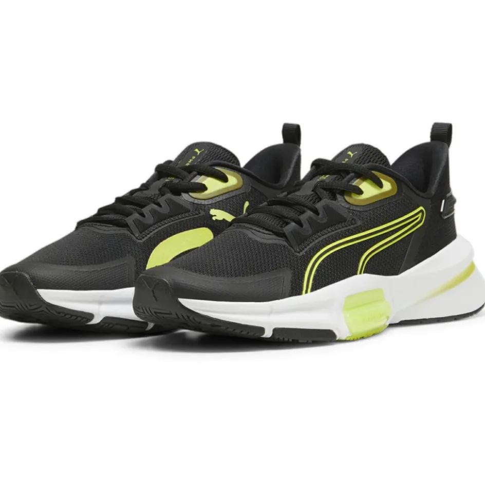 Puma PWRframe TR 3 fitness schoenen dames black lime pow white