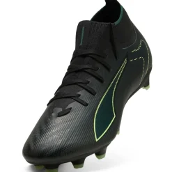 Puma Ultra 6 Match+ FG - AG voetbalschoenen black fizzy light green terrain