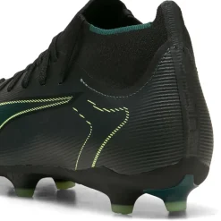 Puma Ultra 6 Match+ FG - AG voetbalschoenen black fizzy light green terrain