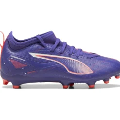 Best Puma ULTRA 5 MATCH FG AG voetbalschoenen junior lapis lazuli white sunset glow